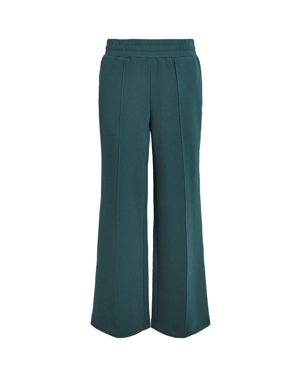 Varley Green Doublesoft Wide-Leg Sweatpants