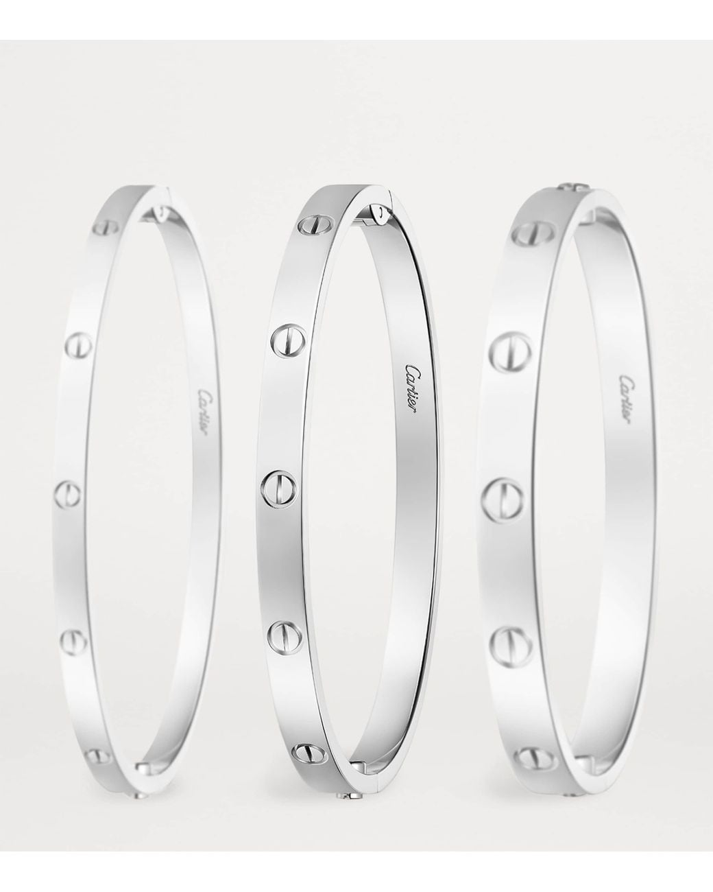 Cartier White Love Medium Bracelet
