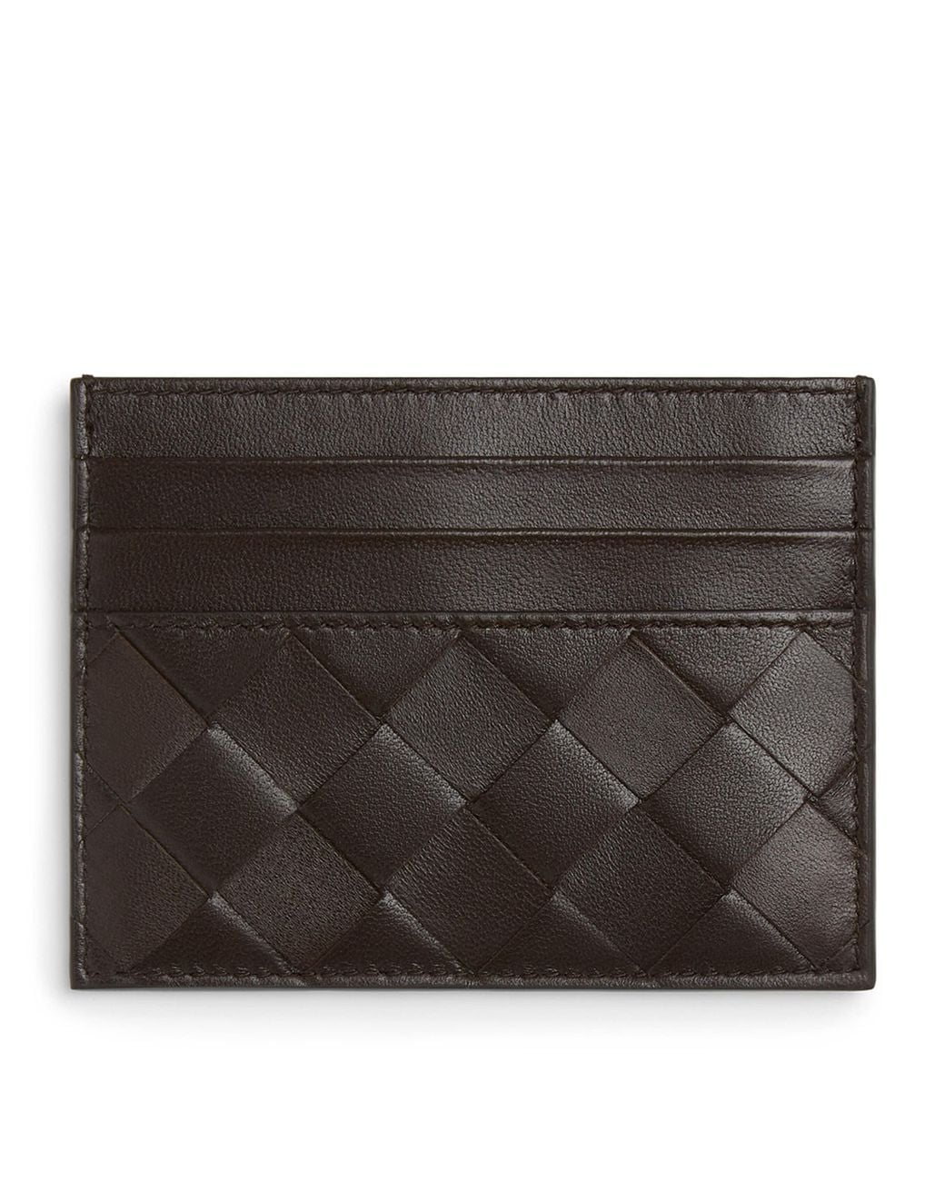 Bottega Veneta Black Nappa Leather Card Holder