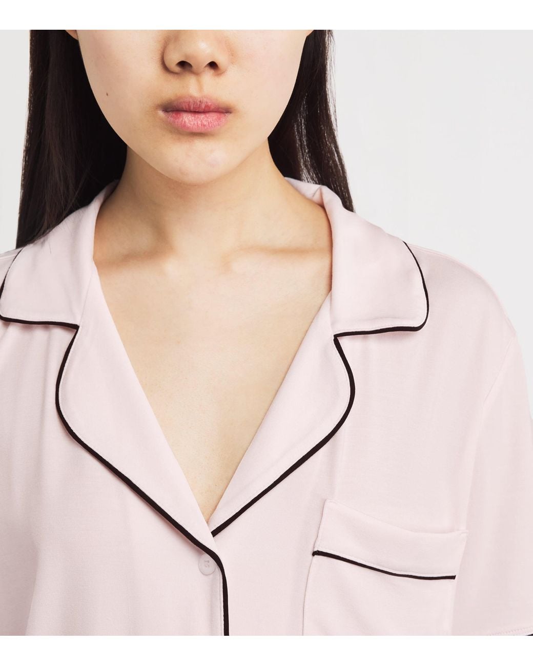 Eberjey Pink Short-Sleeve Gisele Pyjama Set