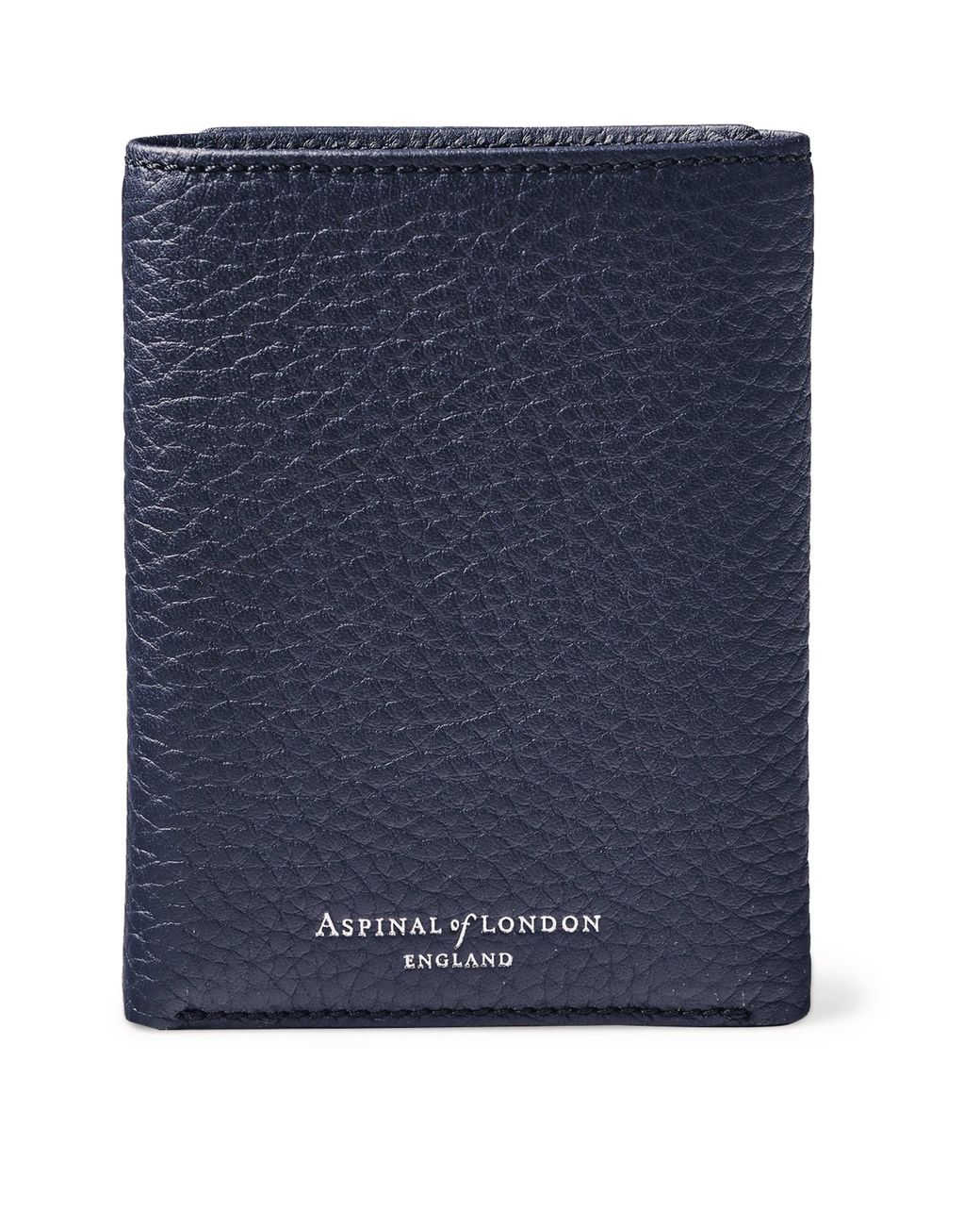 Aspinal Blue Leather Wallet for men