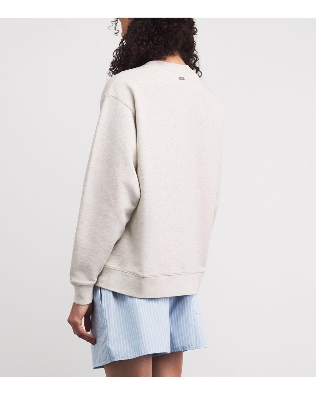 Barbour White Logo Hartland Sweatshirt
