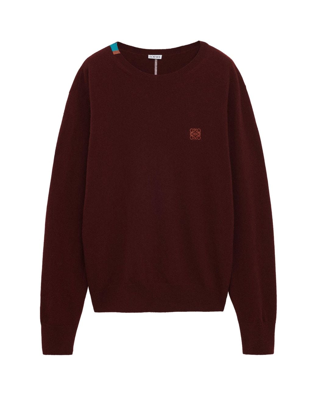 Loewe Purple Wool-Blend Anagram Sweater for men