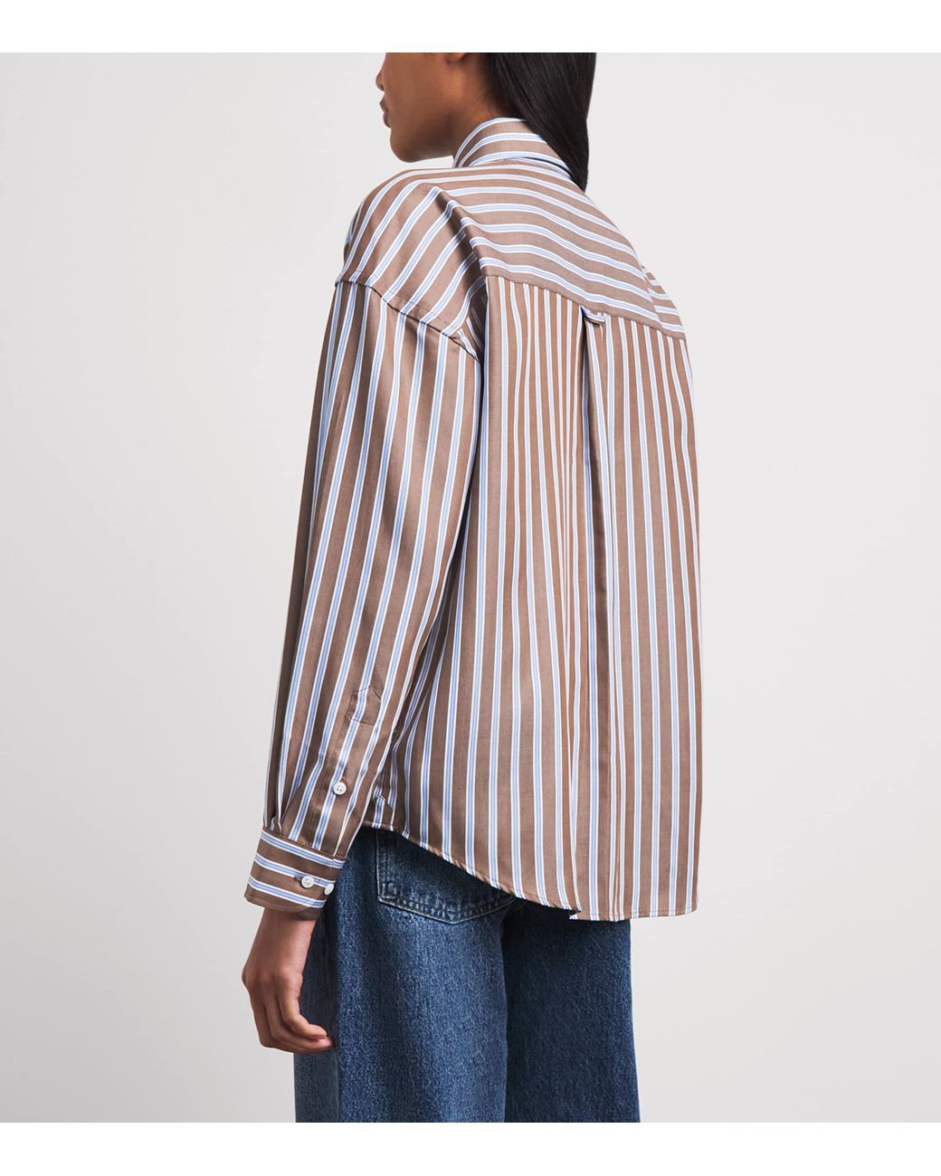 With Nothing Underneath Multicolor Tencel The Weekend Shirt