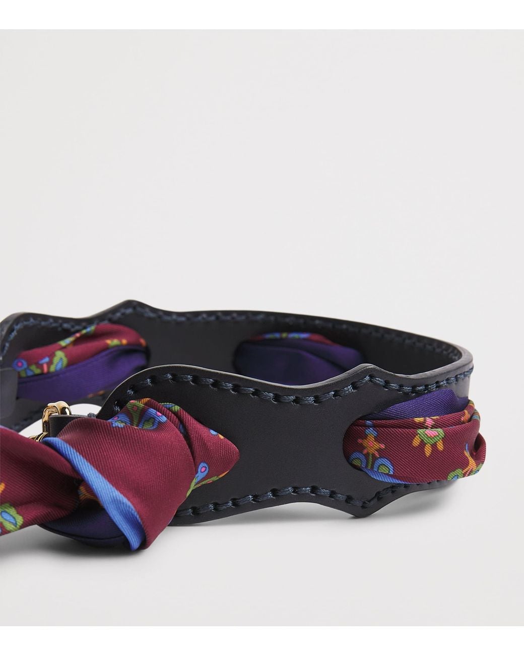 Etro Purple Scarf Bag Handle