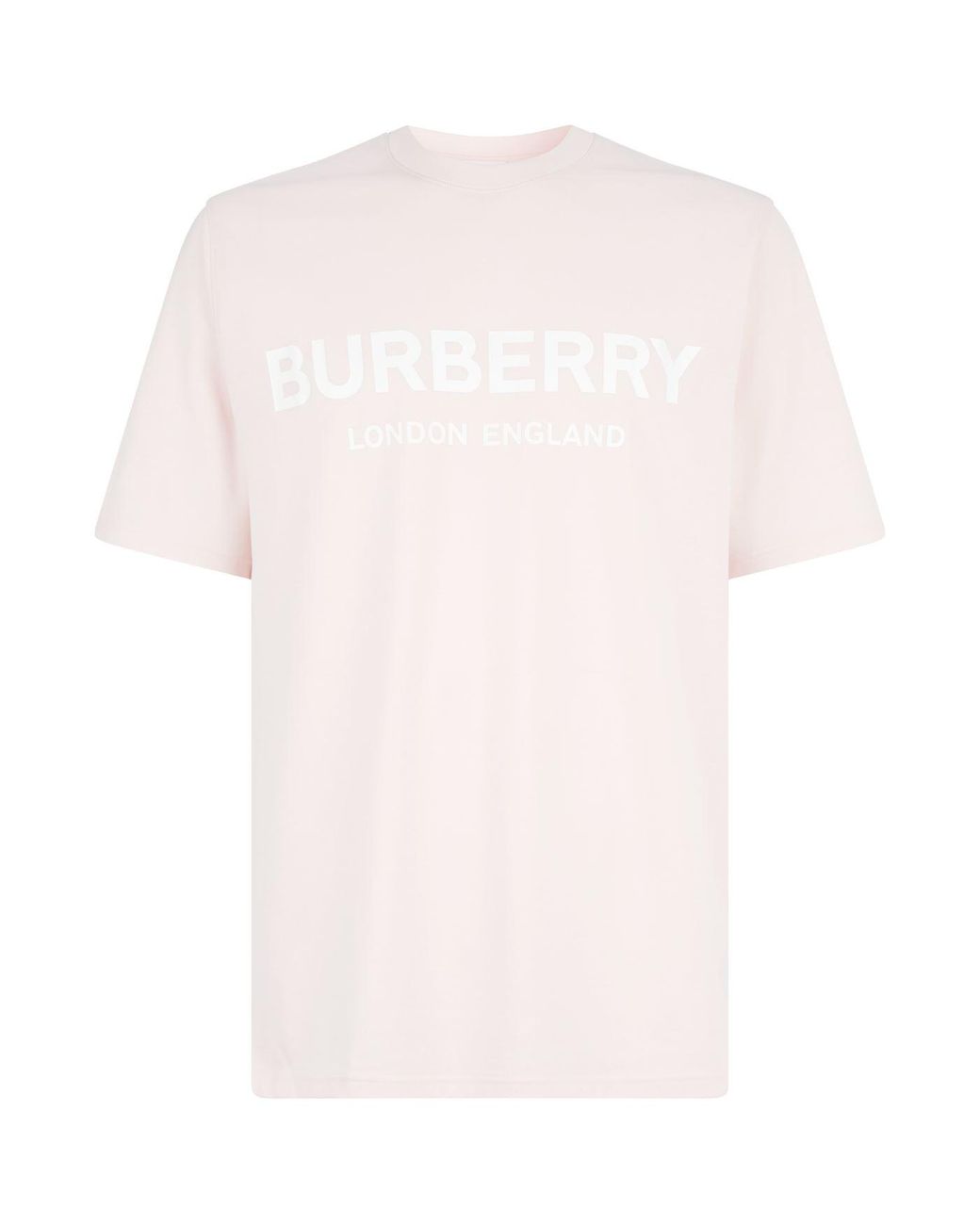 Tシャツ・カットソー Burberry Pink Cotton Oversize T-Shirt Burberry Women's Frontal Logo Cotton T-Shirt Pink - FW22 - US
