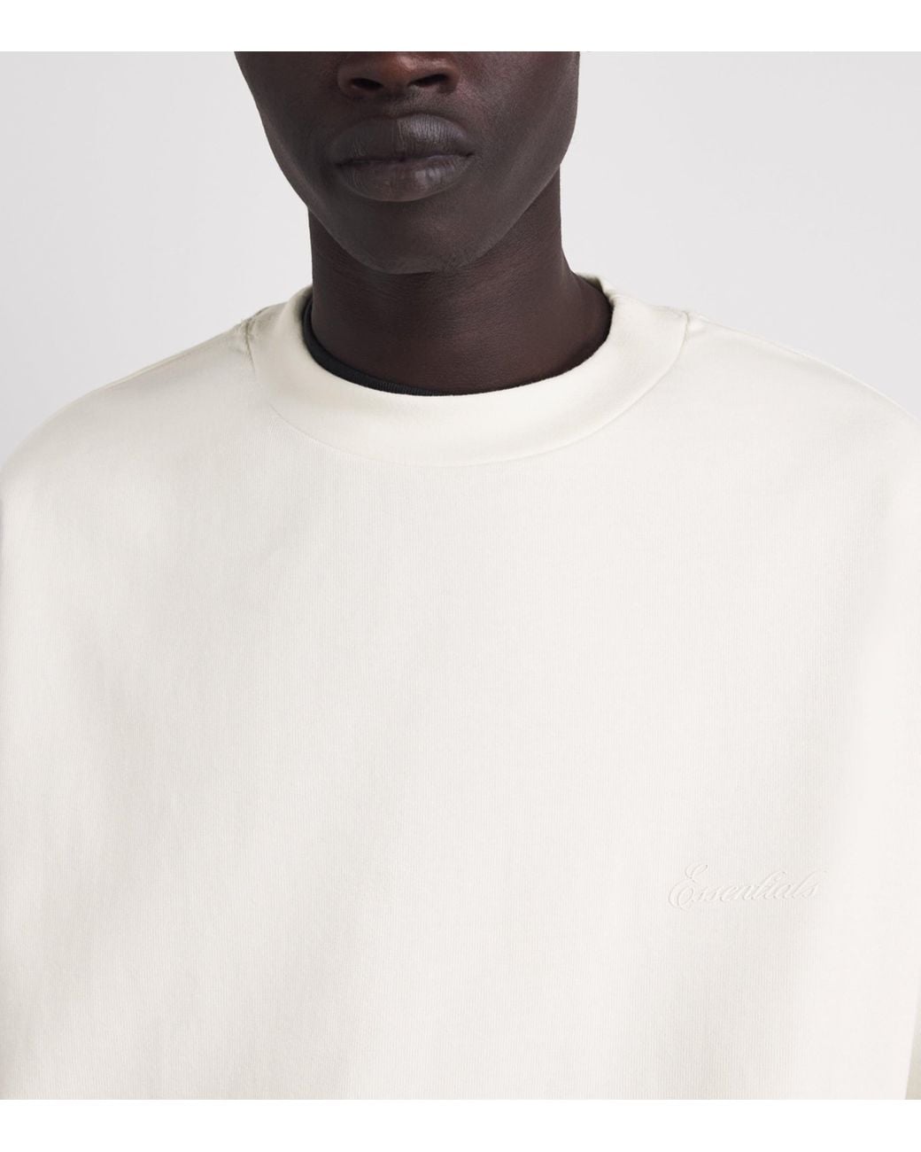 Fear Of God White Cotton '90S Signature T-Shirt for men