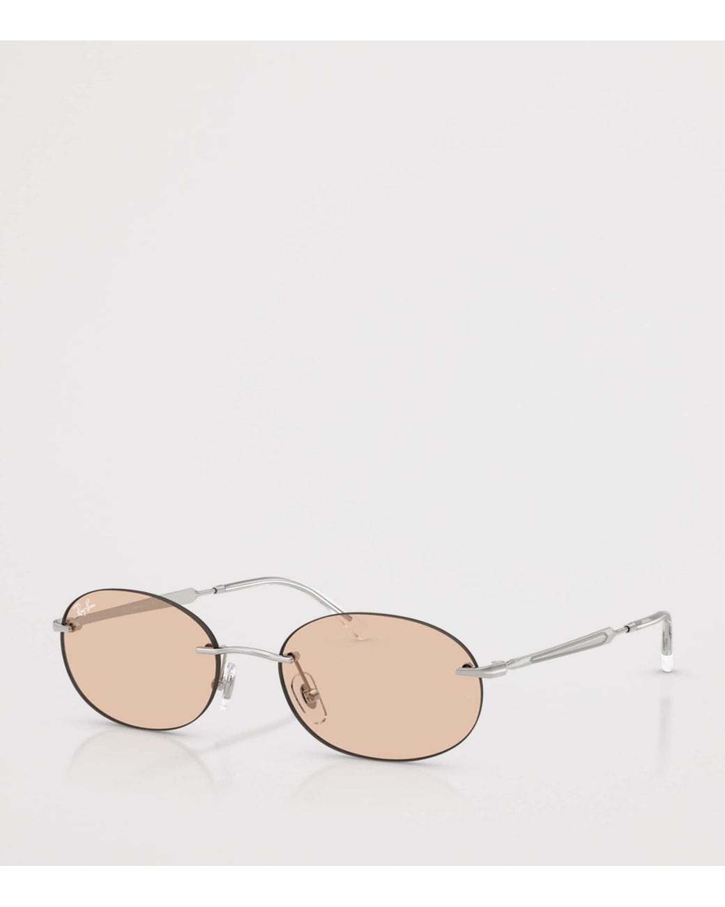 Ray-Ban Natural Rb3767 Metal Oval Sunglasses