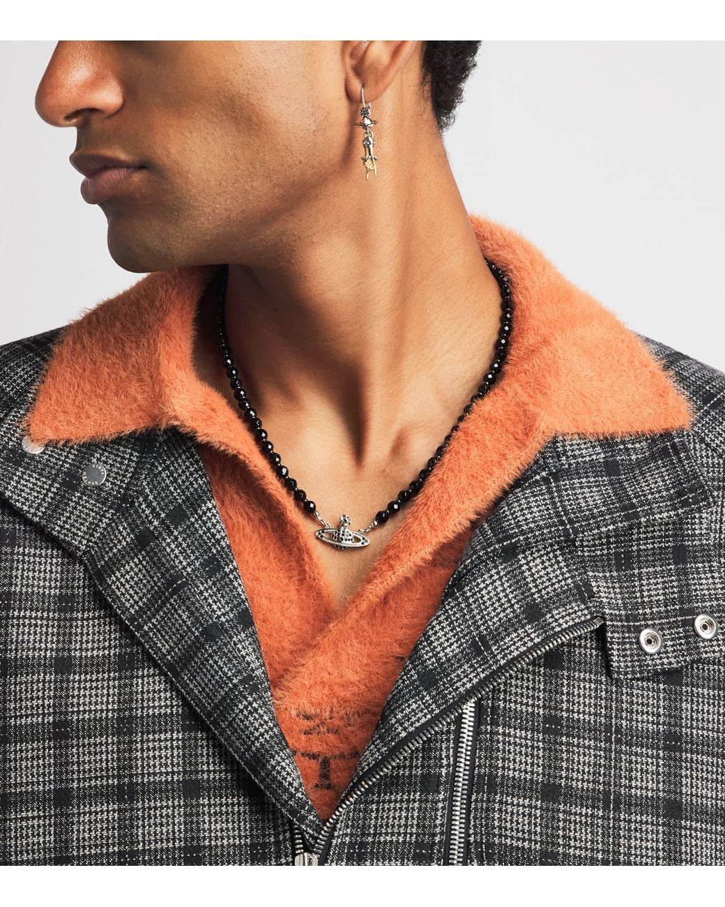 Vivienne Westwood Natural Messaline Choker for men