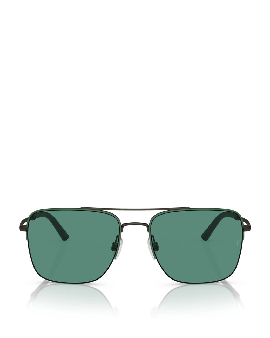 Oliver Peoples Green Metal R-2 Sunglasses for men