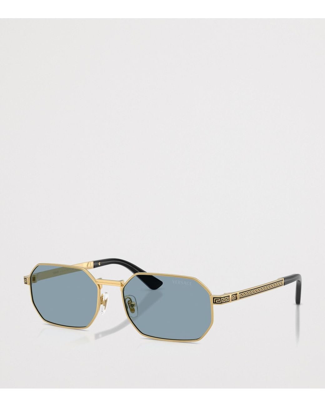 Versace Blue Metal Ve2297 Rectangle Sunglasses for men