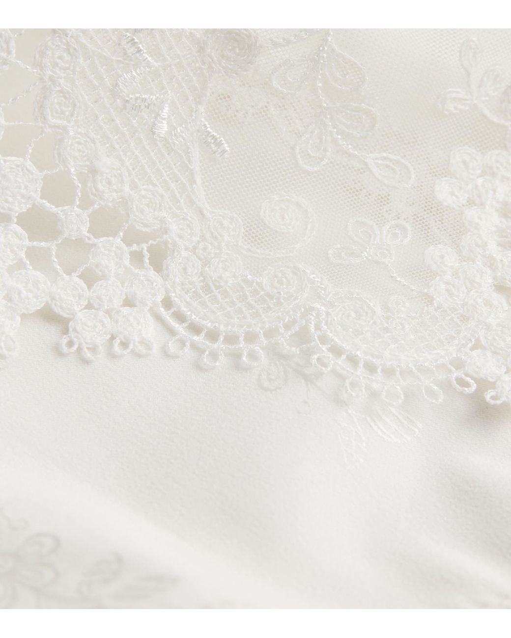 Simone Perele White Wish Embroidered Tanga
