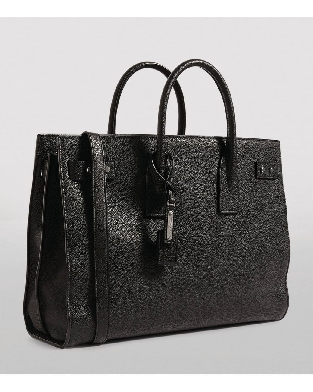 Saint Laurent Black Large Sac De Jour Tote Bag for men