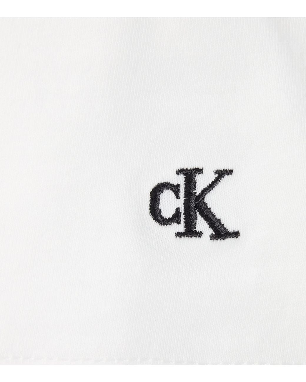Calvin Klein White Stretch-Cotton T-Shirts for men