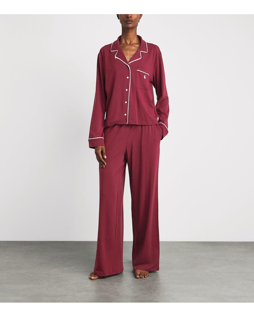 Polo Ralph Lauren Red Jersey Pyjama Set