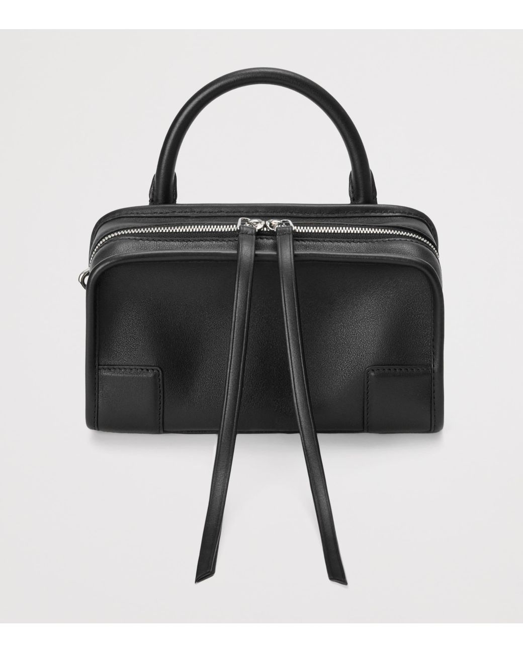 Loewe Black Mini Leather Amazona 180 Top-Handle Bag
