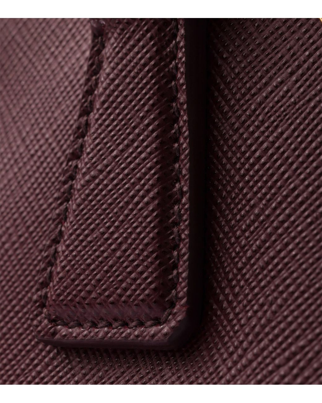 Prada Purple Mini Leather Galleria Top-Handle Bag