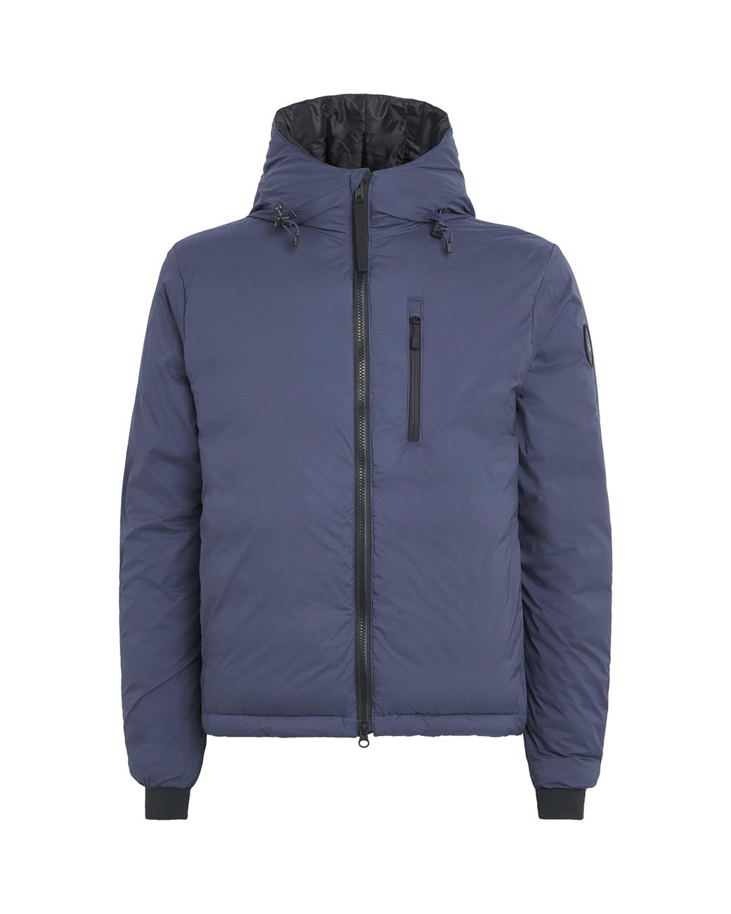 Canada Goose Blue Down Lodge Hooded Jacket for men