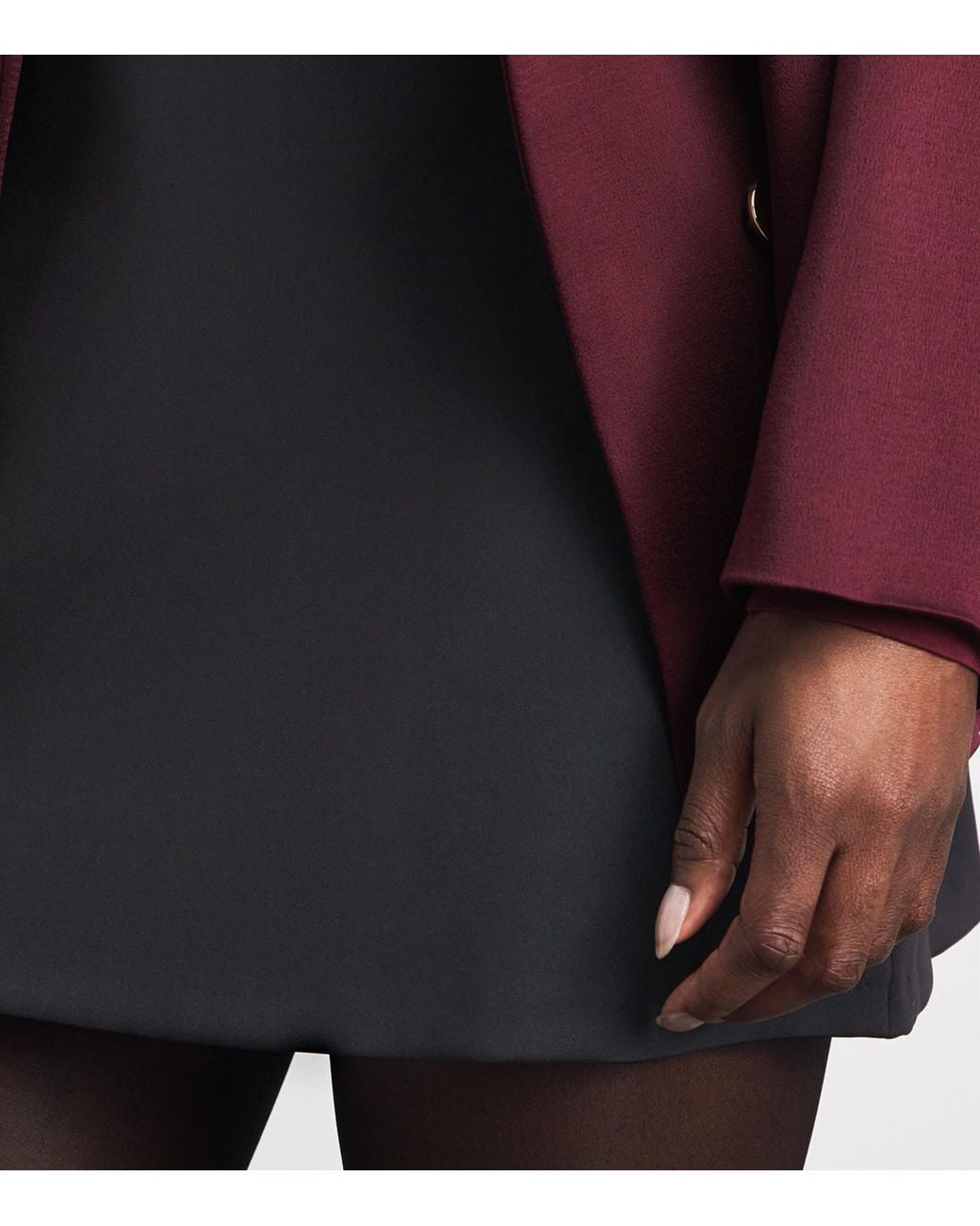 Wolford Black Jersey Grace Mini Skirt