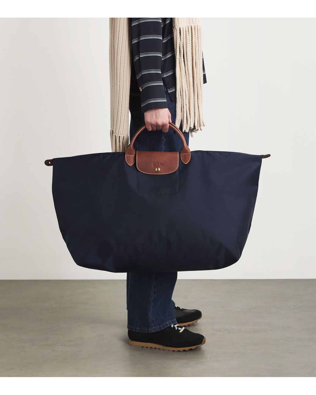 Longchamp Blue Medium Le Pliage Original Travel Bag for men