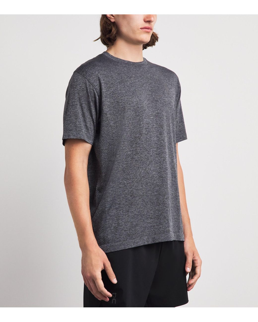 On Shoes Gray Train Flex T-Shirt for men
