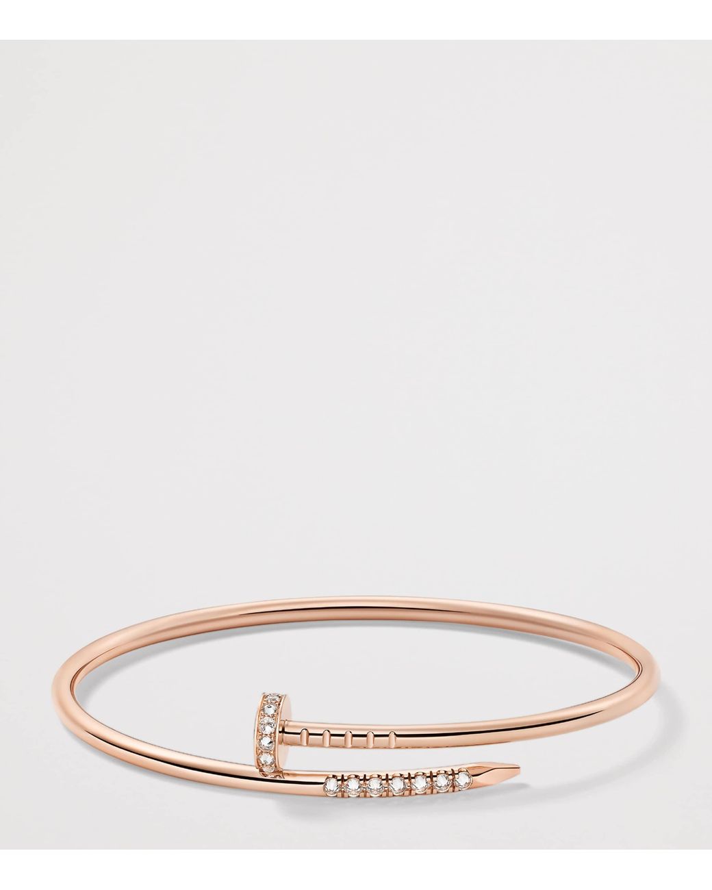 Cartier White Small And Diamond Juste Un Clou Bracelet