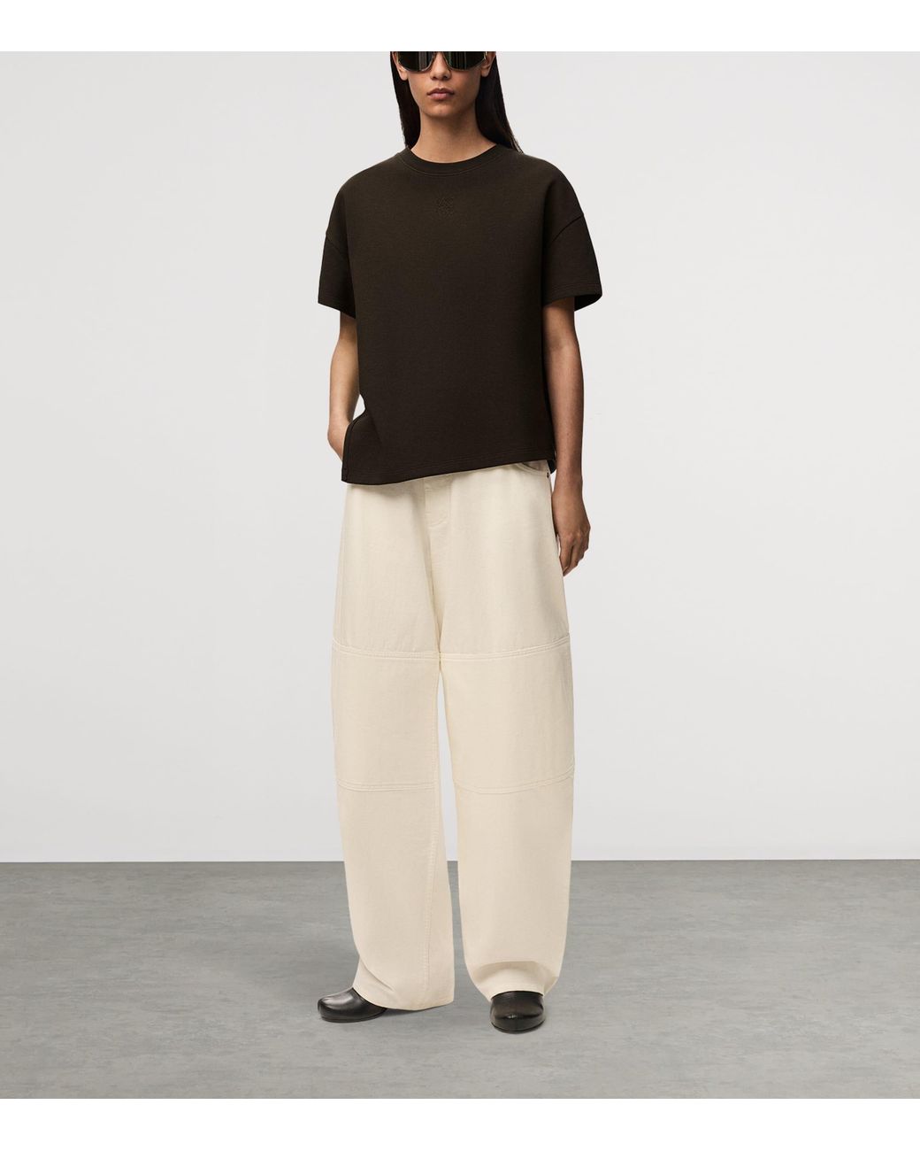 Loewe Black Asymmetric T-Shirt
