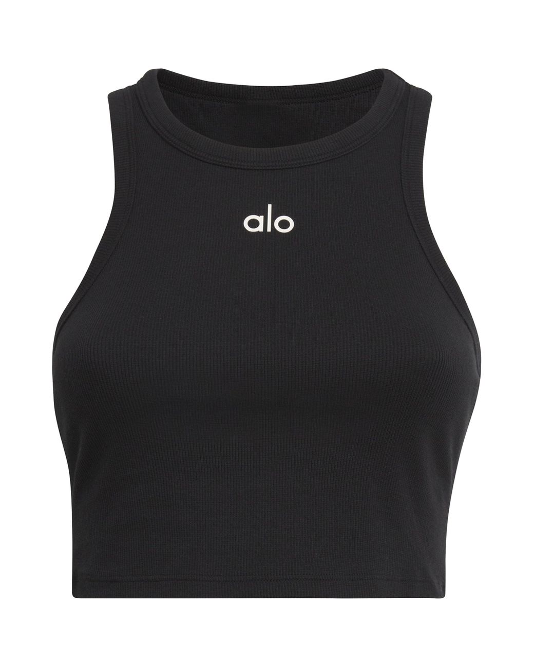 ヨガ・ピラティス ALO Yoga Softsculpt Tank Top Black alo-yoga-Black-Cropped-Aspire-