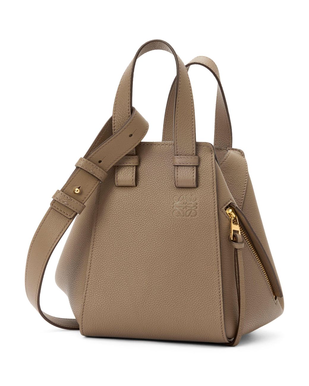 Loewe Brown Leather Hammock Top-Handle Bag