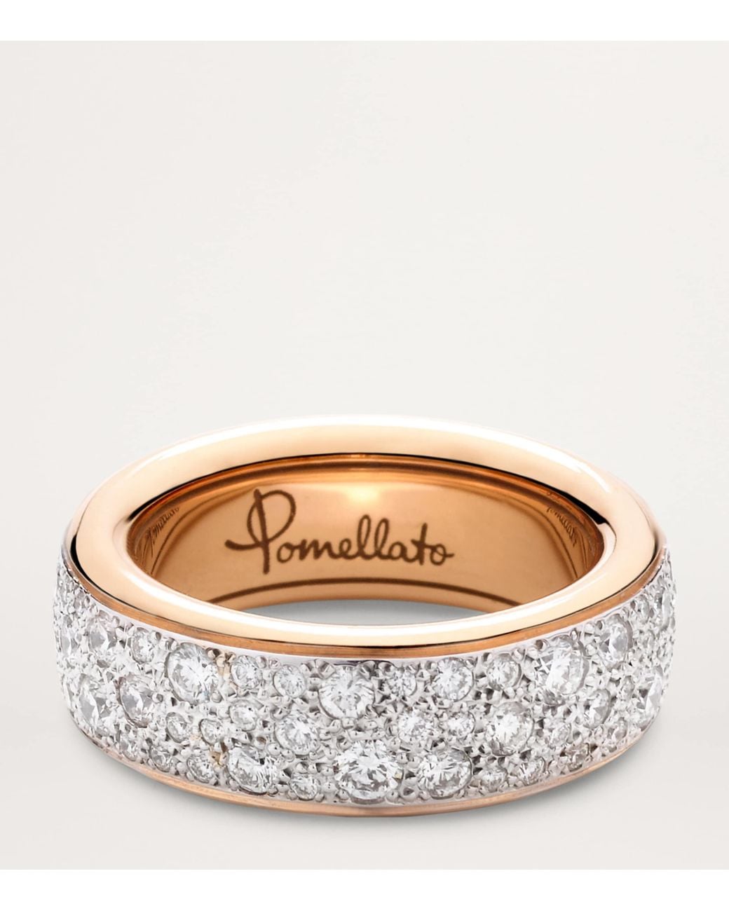Pomellato Metallic And Diamond Iconica Ring