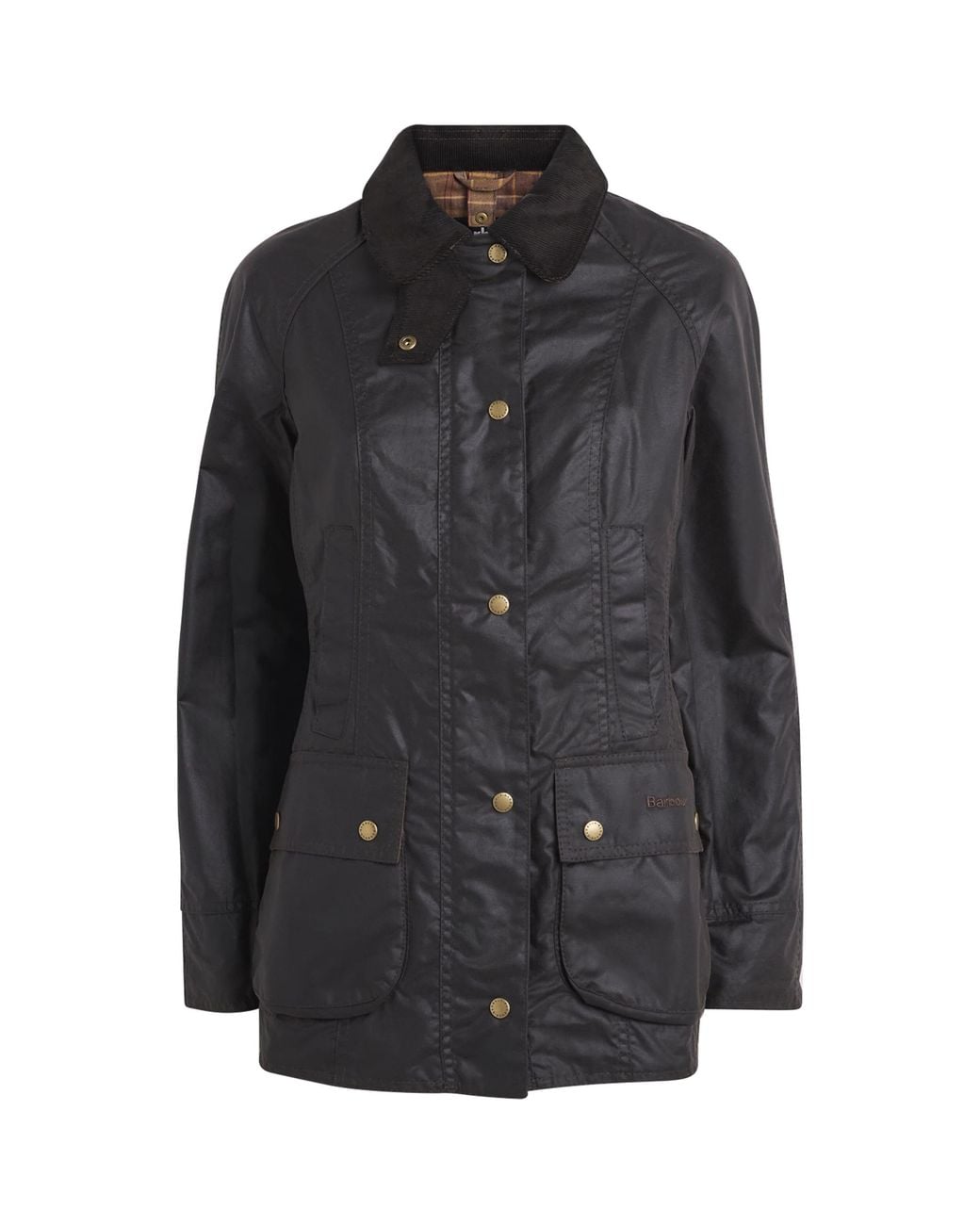 Barbour Black Waxed Beadnell Jacket