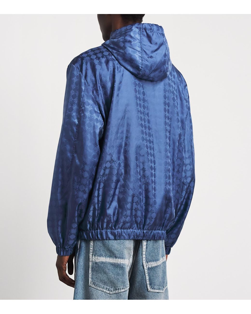Amiri Blue Ma Quad Windbreaker Jacket for men