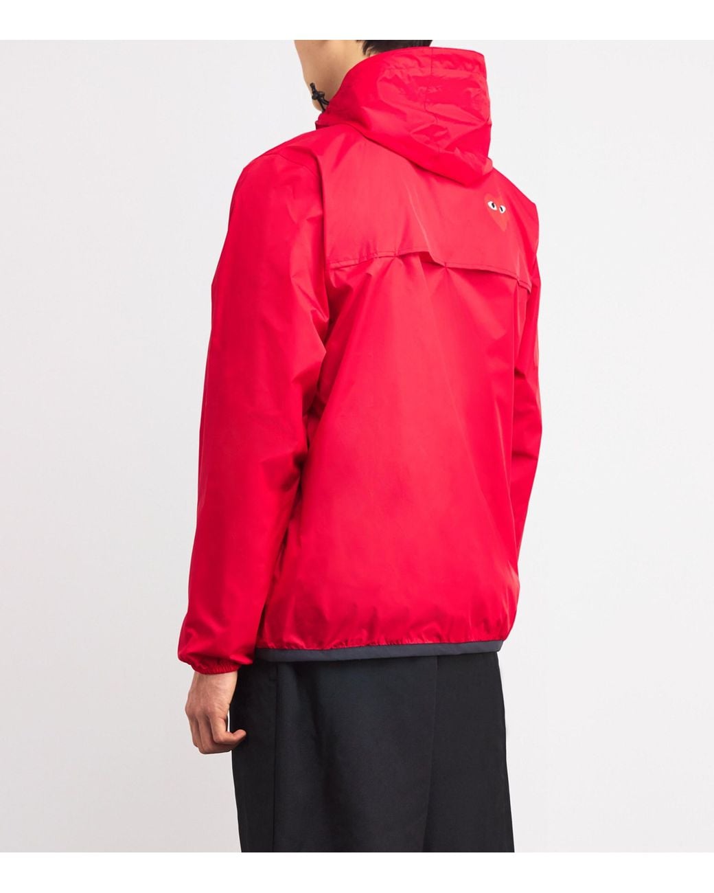 COMME DES GARÇONS PLAY Red X K-Way Nylon Water-Resistant Jacket for men