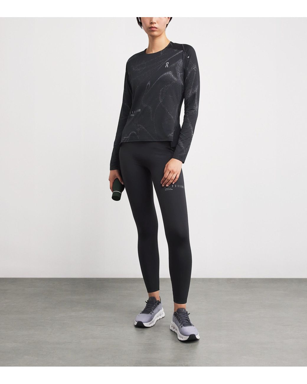 On Shoes Blue Lumos Performance Lg-Sleeve T-Shirt