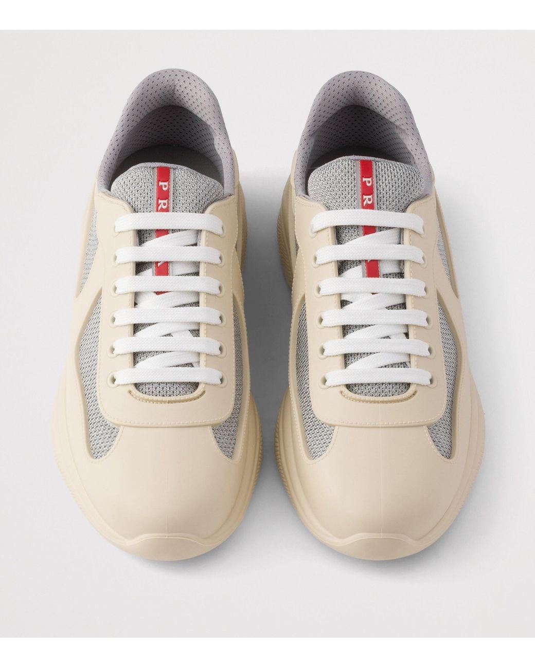 Prada Natural Rubber America's Cup Sneakers for men