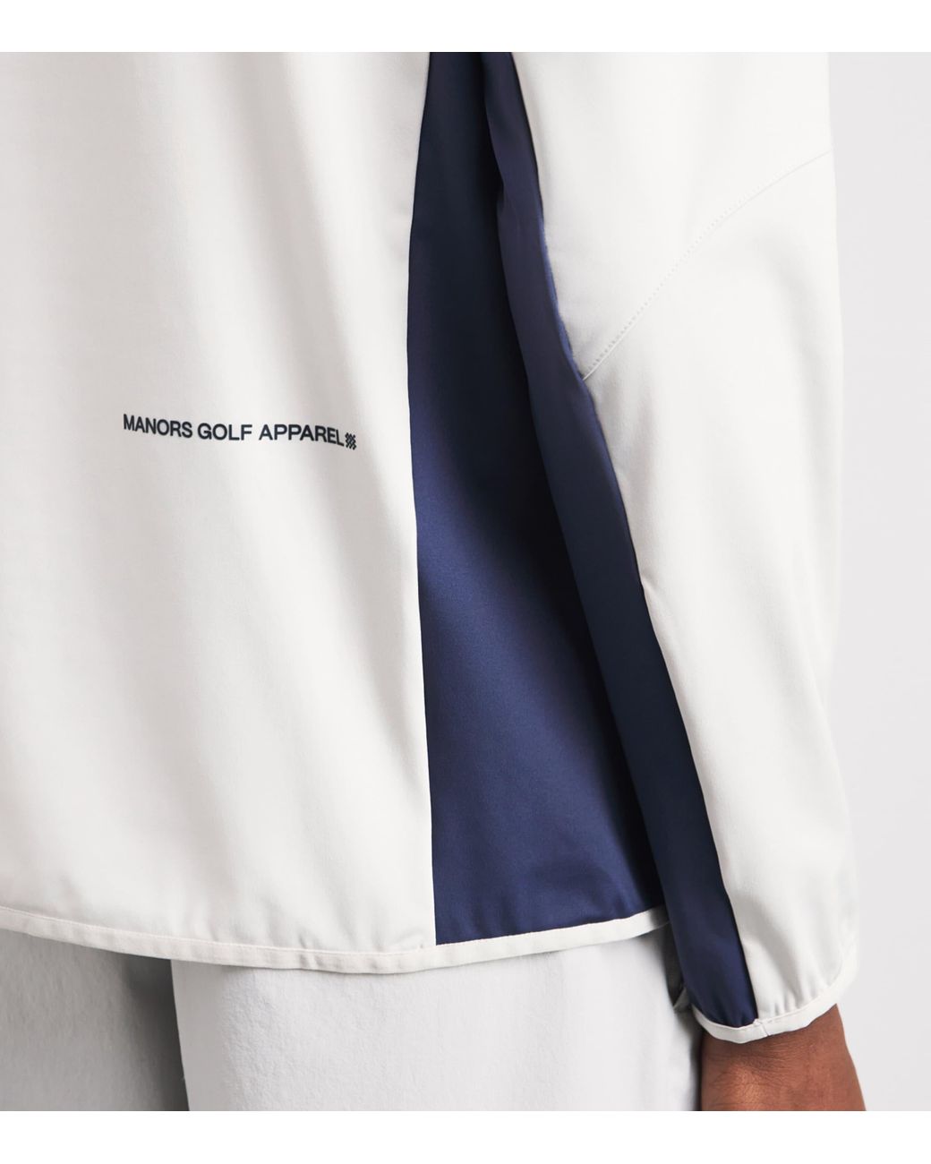 Manors White Tech Quarter-Zip 2.0 Mid-Layer for men