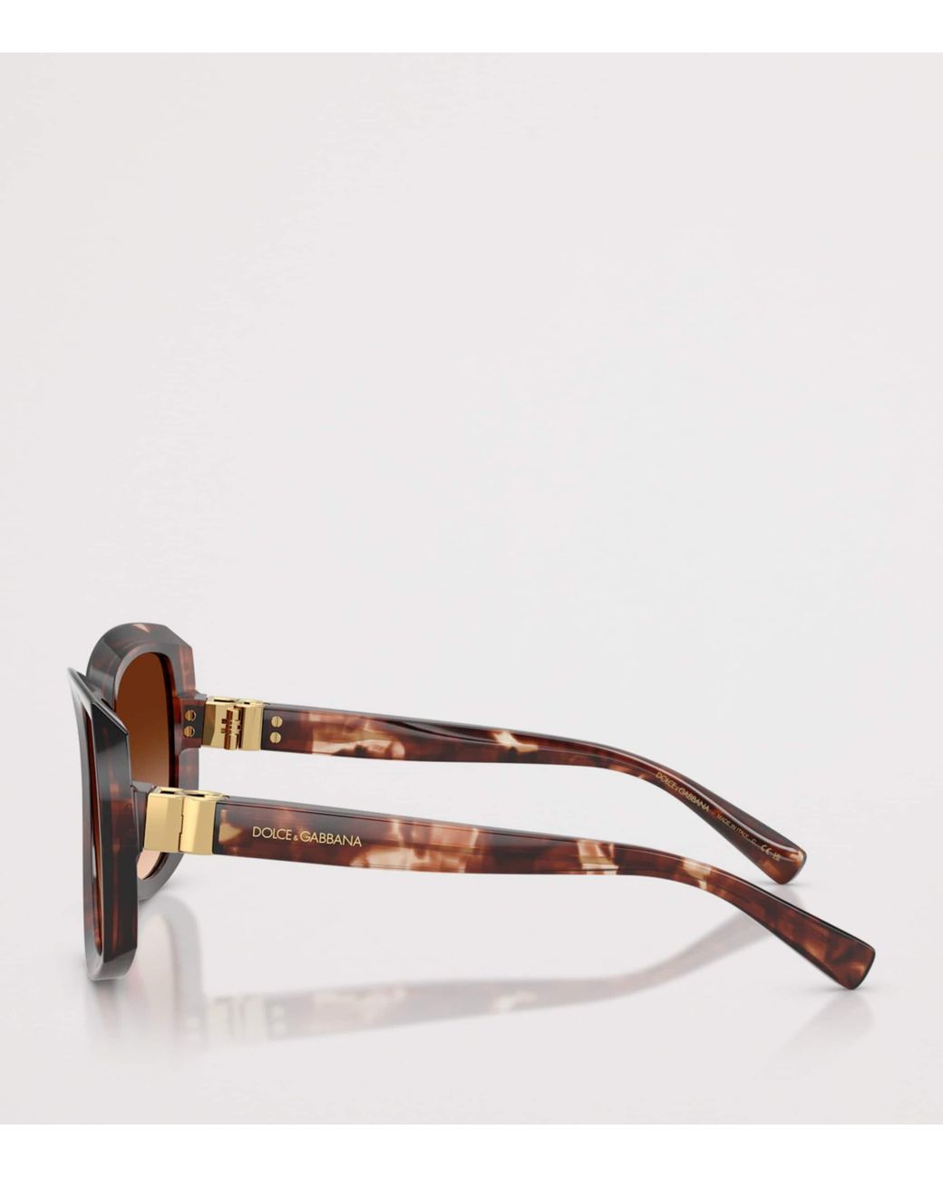 Dolce & Gabbana Brown Square Sunglasses