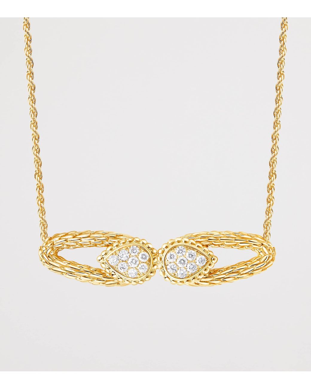 Boucheron White And Diamond Serpent Bohème Vintage Necklace