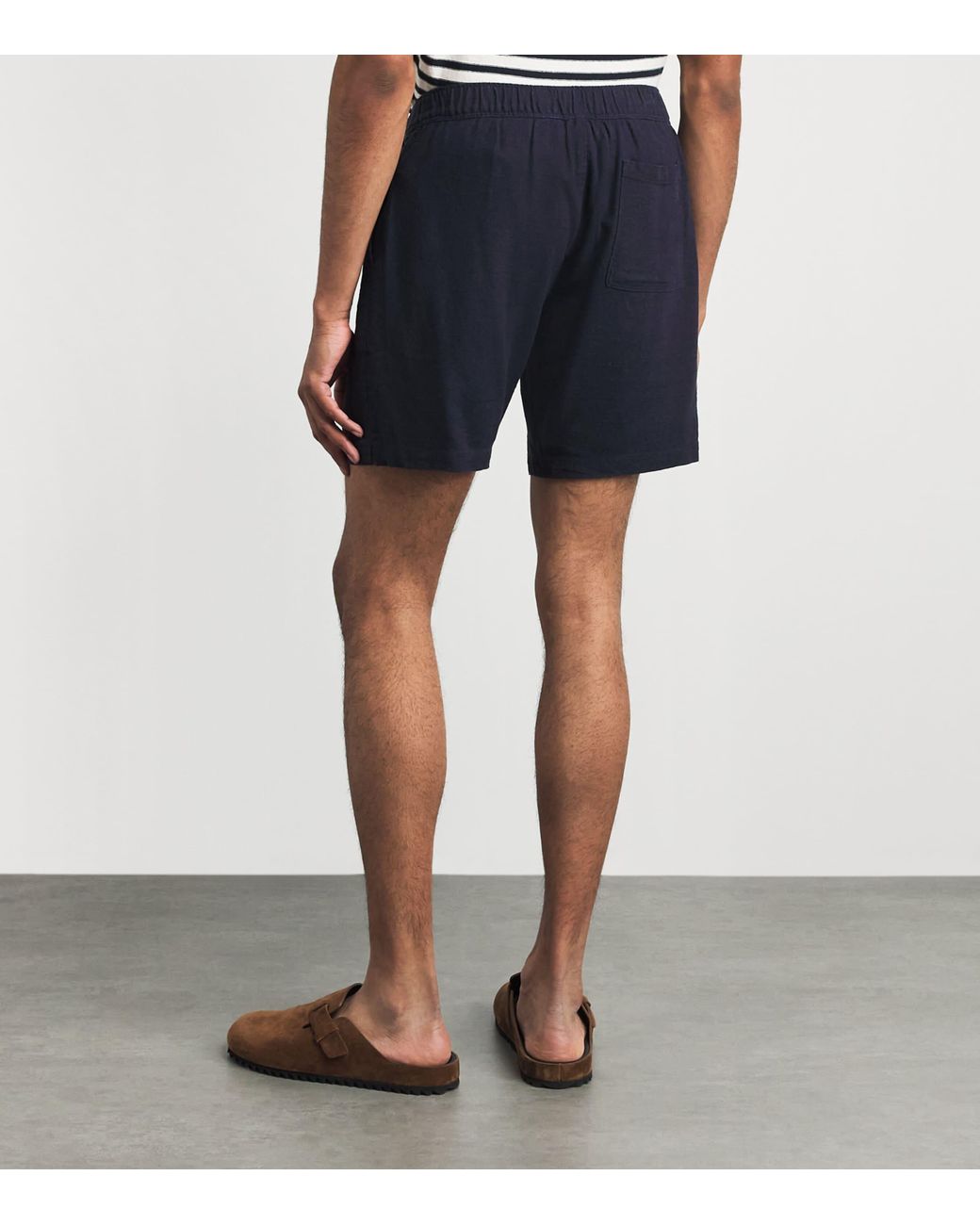 PAIGE Blue Elijah Shorts for men