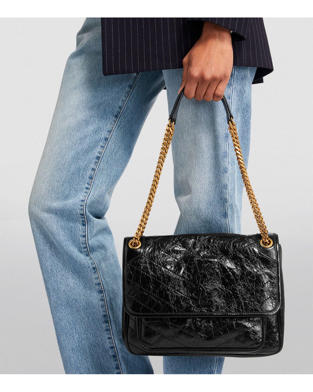 Saint Laurent Black Medium Niki Shoulder Bag