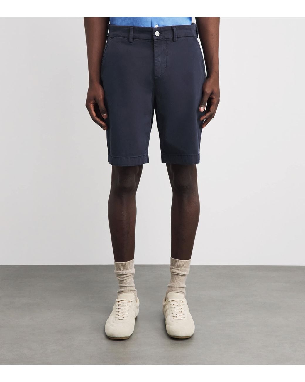 7 For All Mankind Blue Luxe Performance Chino Shorts for men