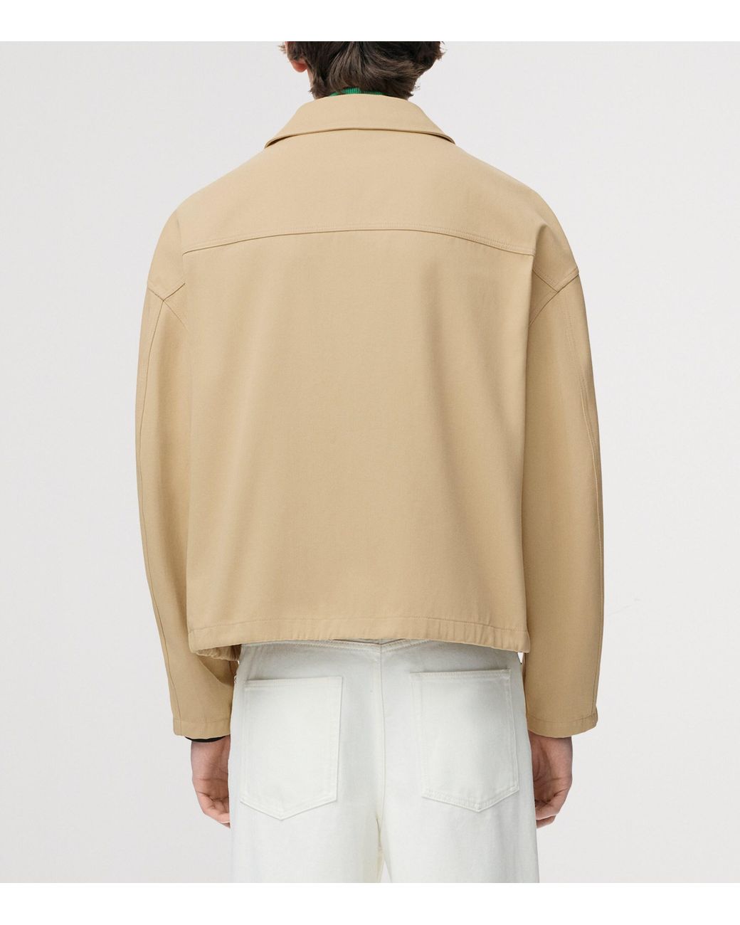 Loewe Natural Canvas Zip-Up Jacket for men