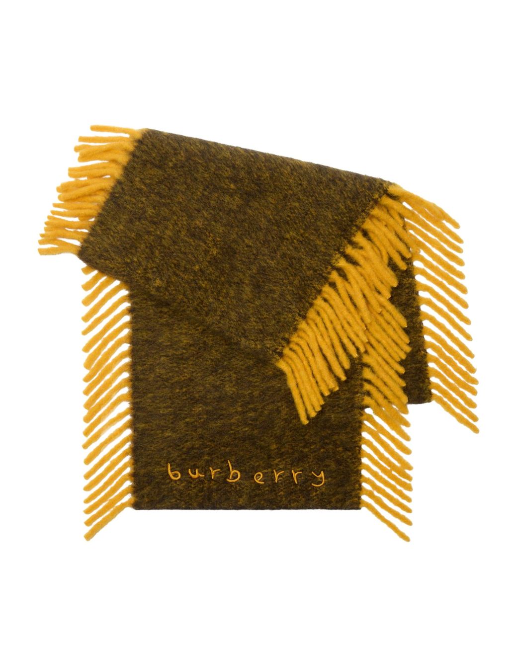 Burberry Metallic Alpaca Wool-Blend Happy Scarf
