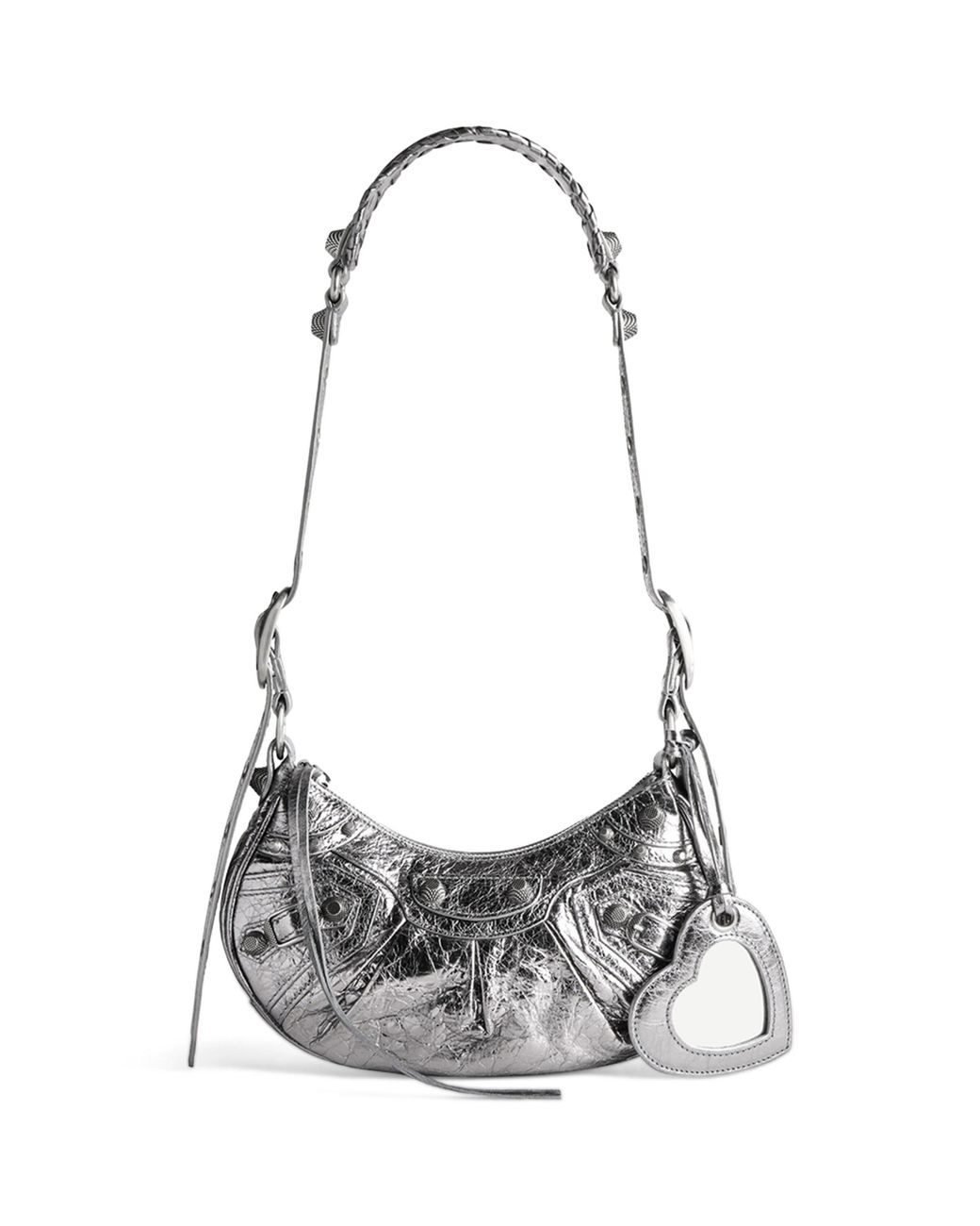 Balenciaga White Xs Le Cagole Shoulder Bag