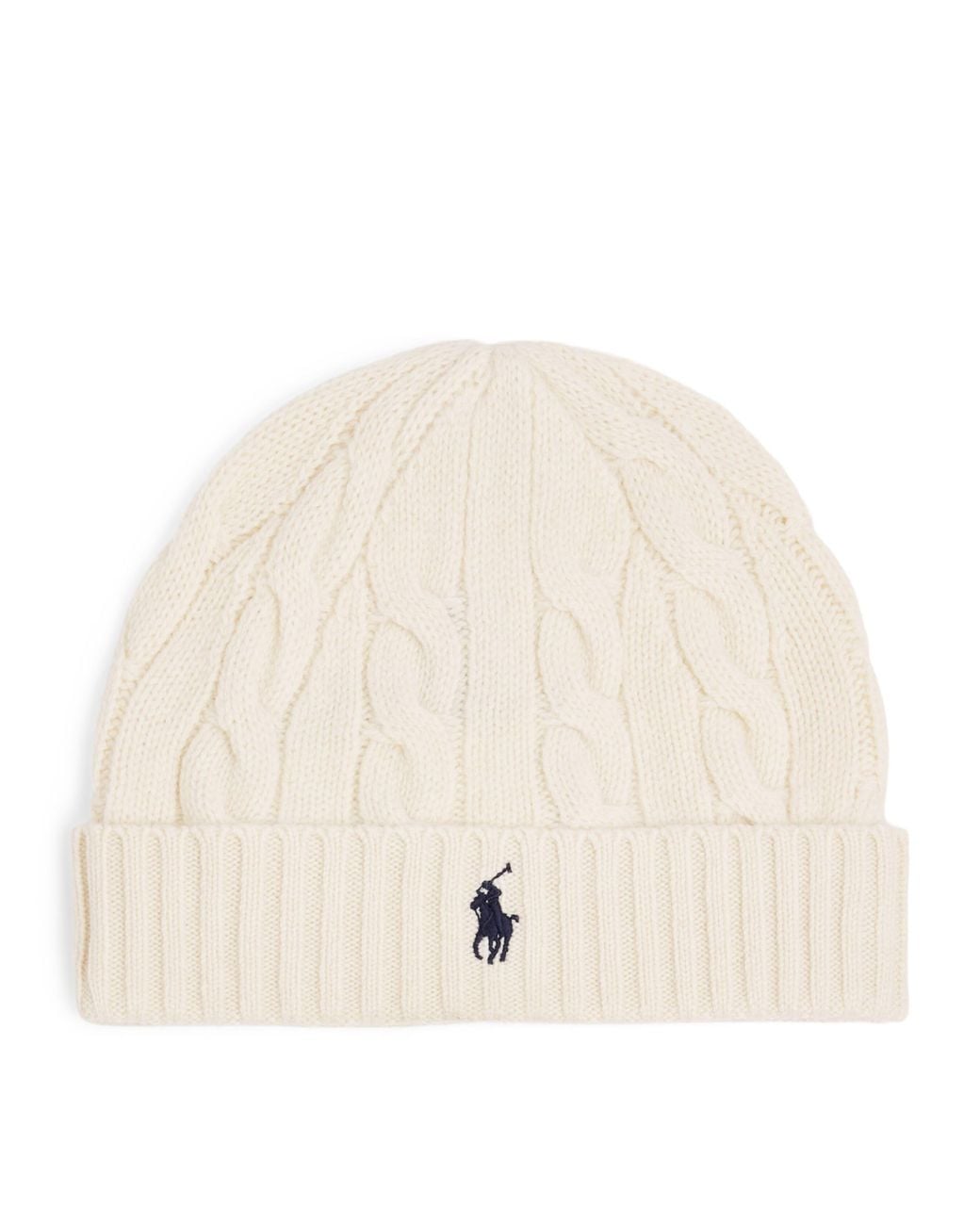 Polo Ralph Lauren Natural Wool-Cashmere Beanie for men
