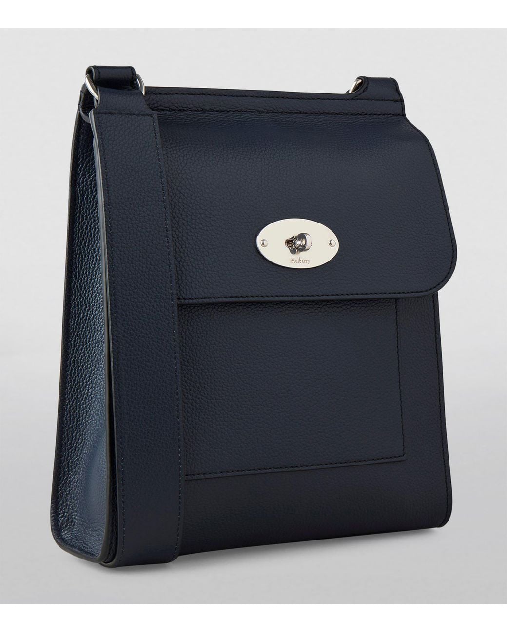 Mulberry Blue Leather Antony Messenger Bag for men