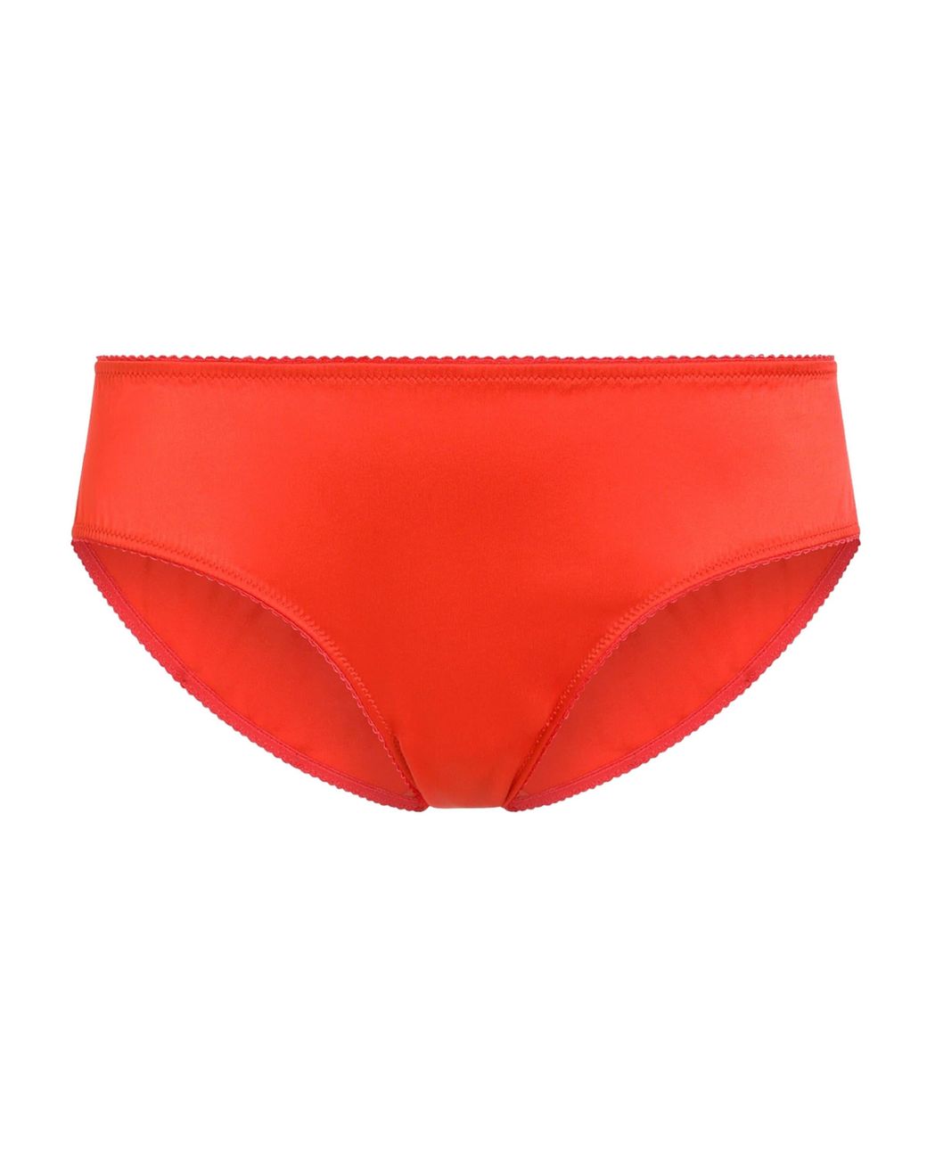 Dolce & Gabbana Red Silk Briefs