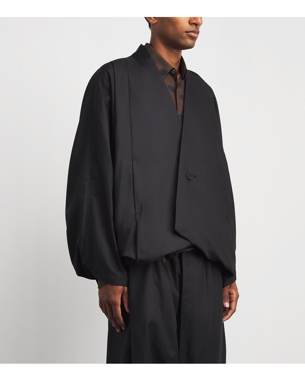 IM MEN Black Swing Blazer for men
