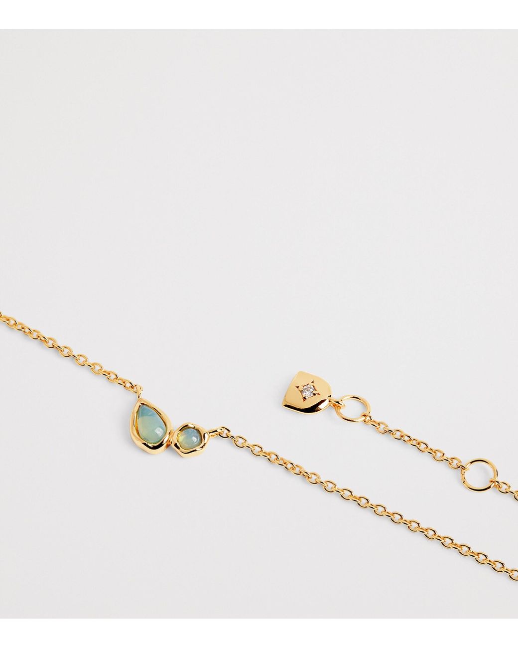 Astrid & Miyu Metallic Opal Cluster Charm Necklace