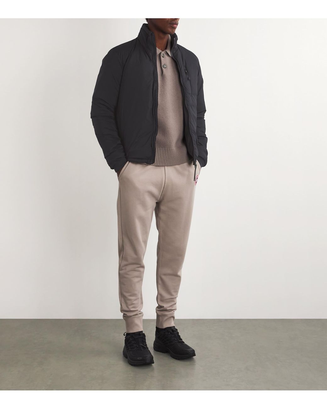 Canada Goose Black Lodge Label Jacket for men
